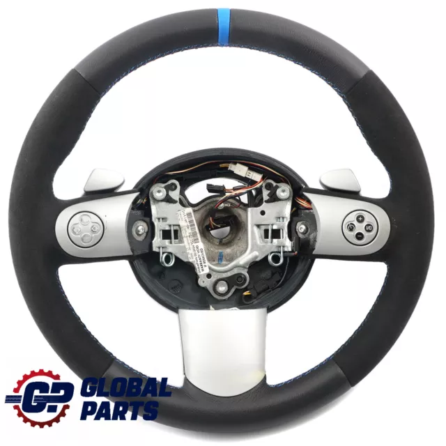 Mini R50 R53 NOUVEAU Volant sport Steptronic Multifonction en cuir noir