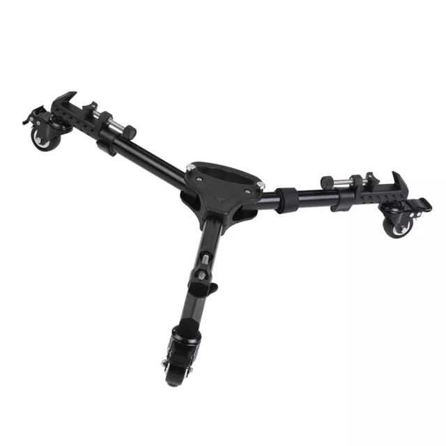 KINGJOY VX-600 Pro Universal Folding Camera Tripod Dolly  Pulley F4N2