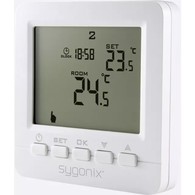 Sygonix  Raumthermostat Unterputz Wochenprogramm 5 bis 35 °C