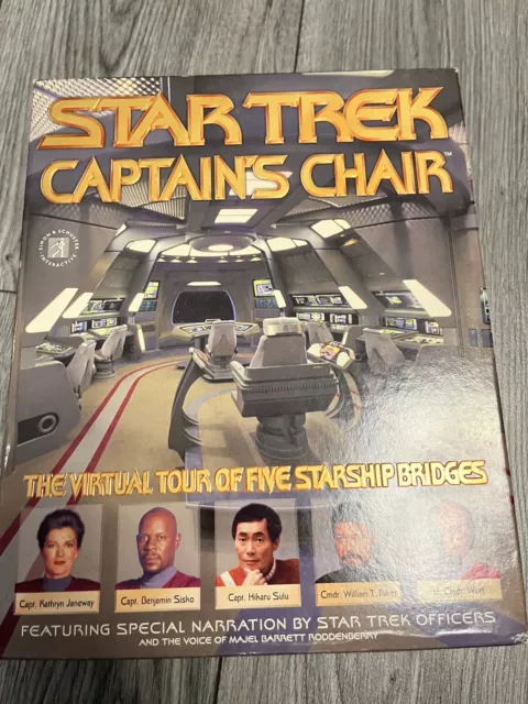 Star Trek Captains‘s Chair Pc Spiel Selten Rar Mit Big Box
