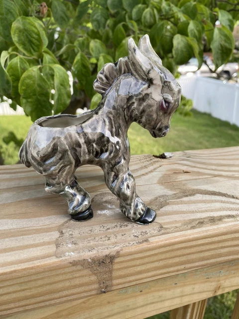 Beautiful Ceramic Made In Japan Donkey