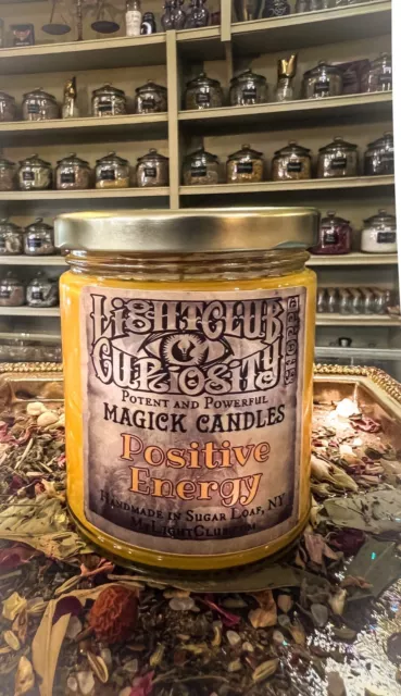 Wiccan Magic Spell Candle for Positive Energy !  Happiness and Goodness Magic!