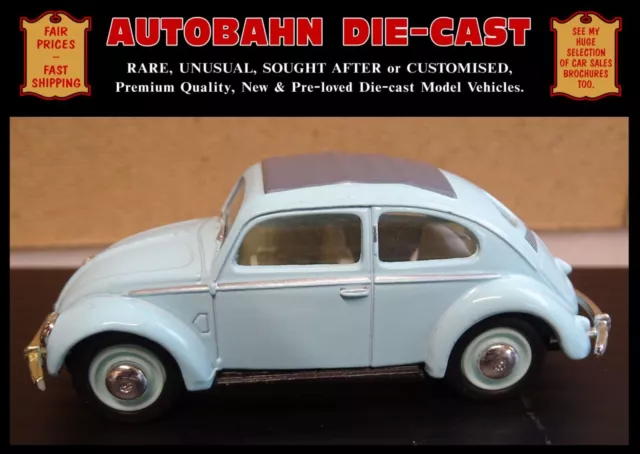 1951 Volkswagen 1200 Beetle, A 1:43 Scale Dinky Diecast Model Car Mint And Boxed