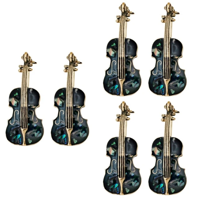 2 Pcs Geschenke Für Geigenliebhaber Brosche Damenschmuck Korsage