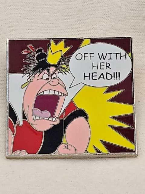 Disney Pin Trading Alice in Wonderland Queen of Hearts Off With Her Head 2011