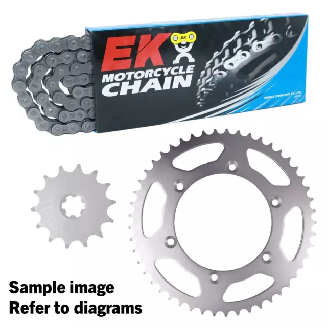 EK HD Chain & Sprocket Kit for 1983-2013 Yamaha PW80 - 15/32