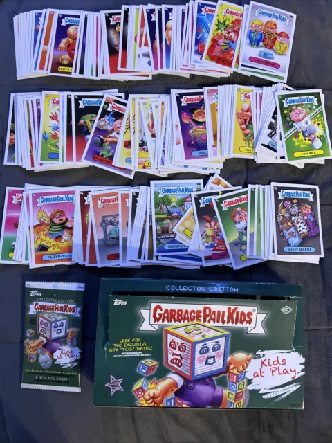 2024 Garbage Pail Kids cards Kids At Play - Lot of 162 Cards. Box & Wrapper