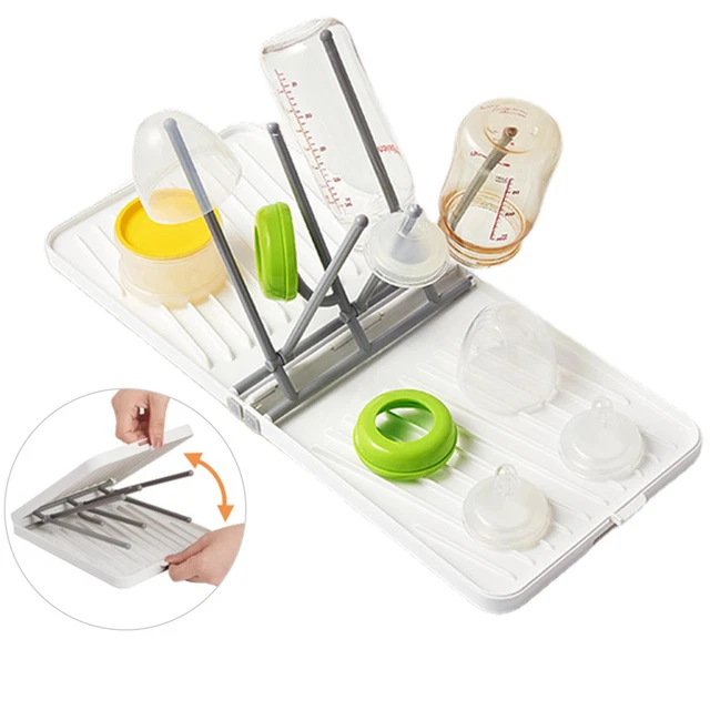Baby Bottle Drying Rack Bottle Feeding Holder Dryer Cup Drying Rack with Tray