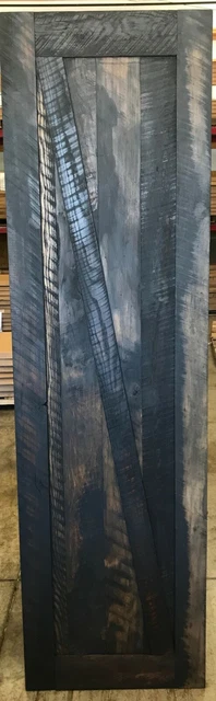 Authentic Reclaimed 24" Black Wood Barn Door - Buchanan - FREE LOCAL PICKUP