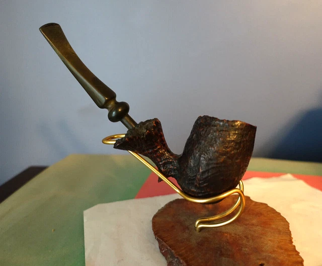 PREBEN HOLM “Hand Cut” Large Rustic Smoking Pipe Grade 1, Copenhagen,Denmark