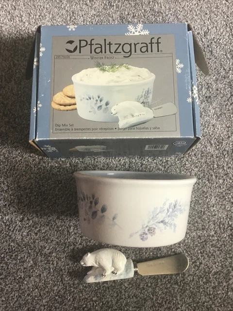 Pfaltzgraff Dip Mix Set Winter Frost Vintage BNIB