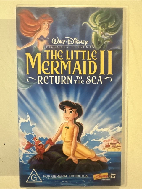 THE LITTLE MERMAID II Return To The Sea VHS Walt Disney Video, Melody ...