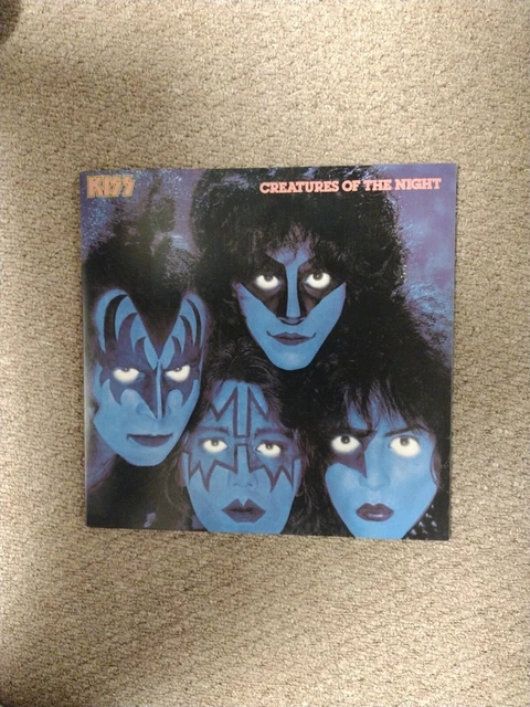 KISS CREATURES OF The Night Album [LP] Used 1995 Glow In Dark Vinyl