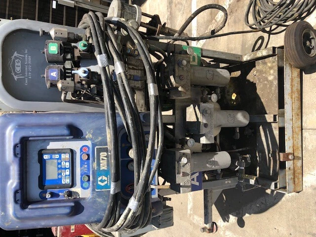 Graco XM70 Heated plural componant epoxy paint sprayer