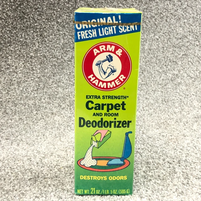 VINTAGE ARM HAMMER Carpet Room Deodorizer Powder Original Sealed 80s