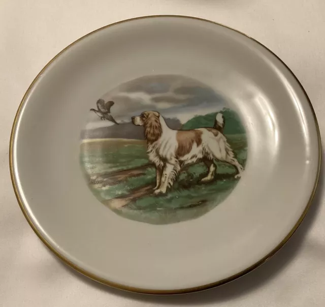 Zeh Scherzer Bavaria Germany Cocker Spaniel Display Plate 7 1/2 Inches