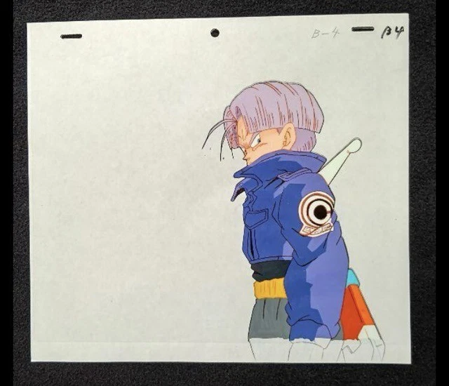 ANIME PRODUCTION CELS Original Animation Painting dragon ball z trunks ...