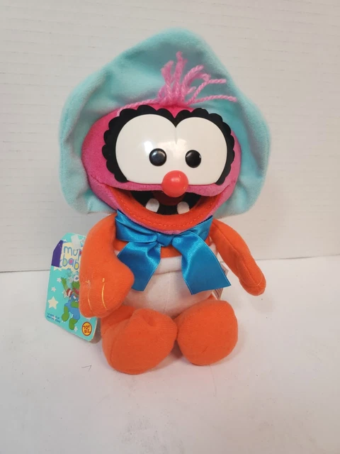 Muppet Babies Bean Bag Animal Plush 1997 Toy Biz Jim Henson Cartoon with Tags