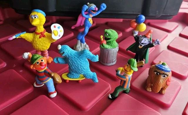 VINTAGE LOT OF 8 Muppet Sesame Street Applause PVC Figures Cake Toppers ...
