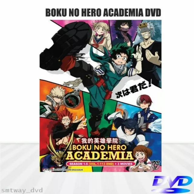 DVD Anime Boku No My Hero Academia Season 4 Series (1-25 end) English Audio  DUB