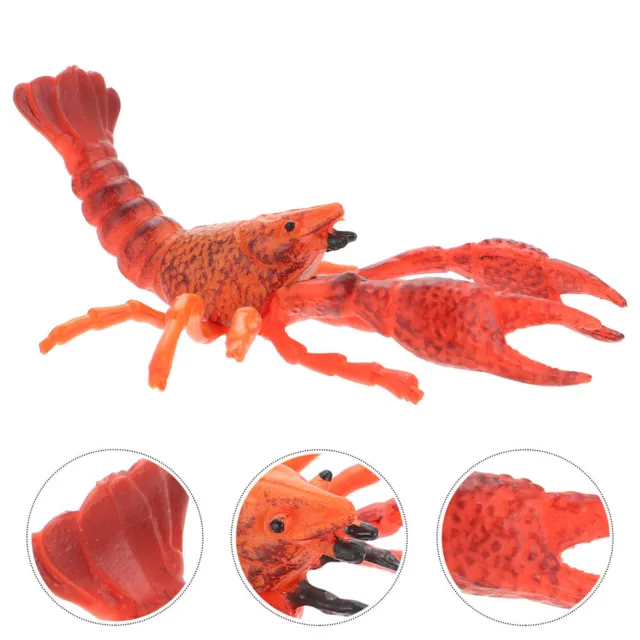 1PC Creative Lobster Model Sea Animals Figurines Sea Creature Figurines