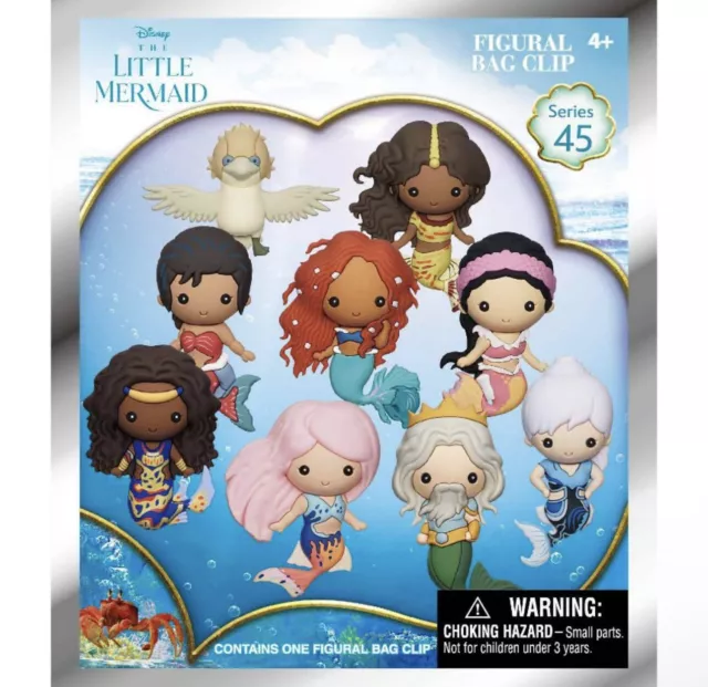 DISNEY LITTLE MERMAID Live Action Movie 4 inch Ariel and sisters dolls