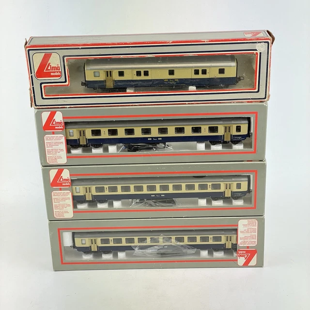 BOXED LIMA RAKE Of BLS Coaches 2 x 309511K , 309514K & 309338 HO Gauge ...