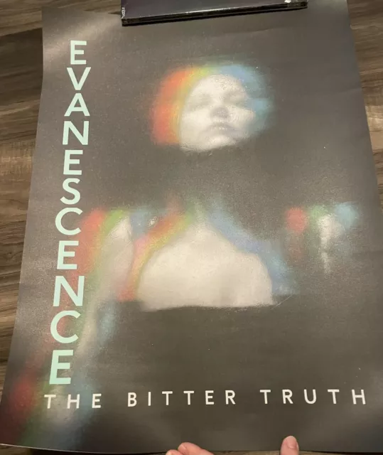 EVANESCENCE 18x24 TOUR POSTER THE BITTER TRUTH RARE