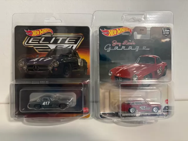 Hot Wheels - HWC Elite 64 und Premium - Mercedes-Benz 300 SL - NEU OVP