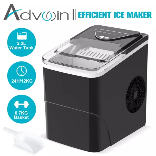 Self-Cleaning 2.2L Ice Maker Countertop for Home Kitchen Office Bar Party