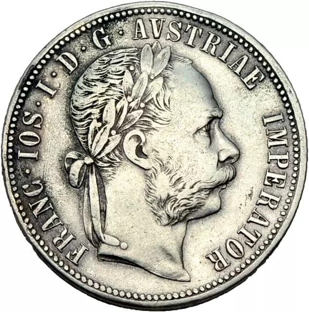 PRAGER: Österreich, Franz Joseph I., 1 Gulden 1879 [1533] #k