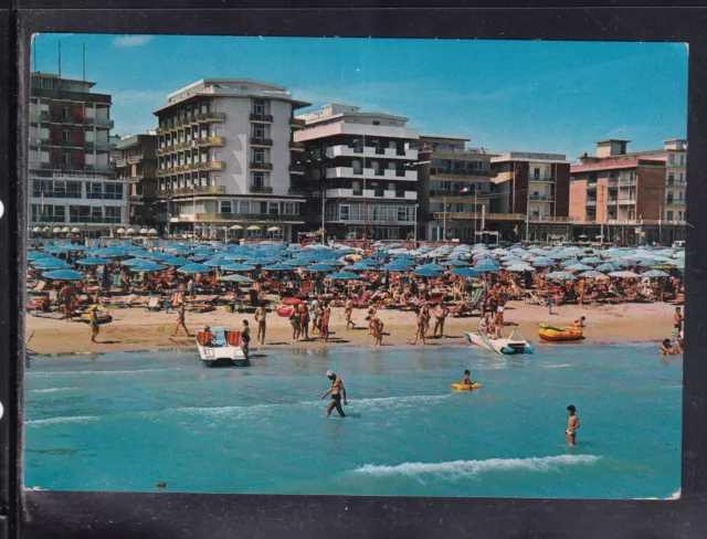 Cartolina Bellaria Alberghi e Spiaggia Hotel Giorgetti HH1194