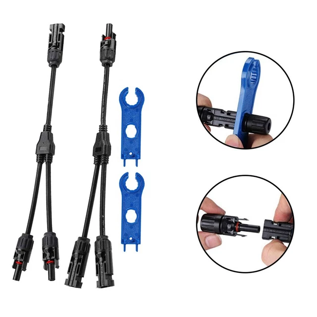 Solarstecker Y-Abzweig 3 Auf 1 – Paralleladapter, IP67, Für Photovoltaik-Anlagen
