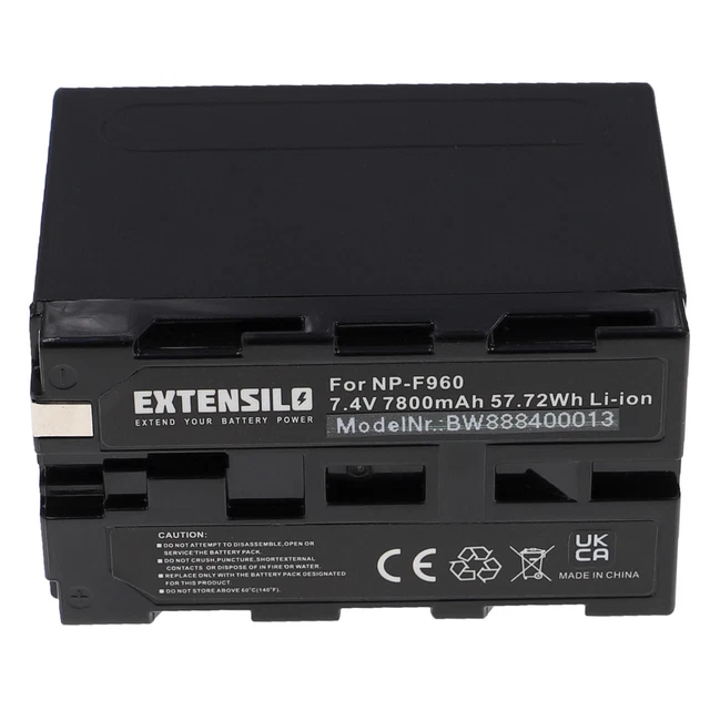 Vhbw Batteria Li-Ion 1400mAh Compatibile Sony MVC-CD400, CD500, CD350 (NP-FM30, NP-FM90, NP-QM71)