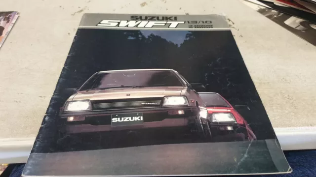 Dec 1984 SUZUKI SWIFT  Sales Brochure