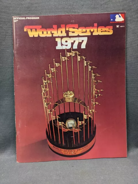 1977 World Series Official Program NY Yankees vs. LA Dodgers -
