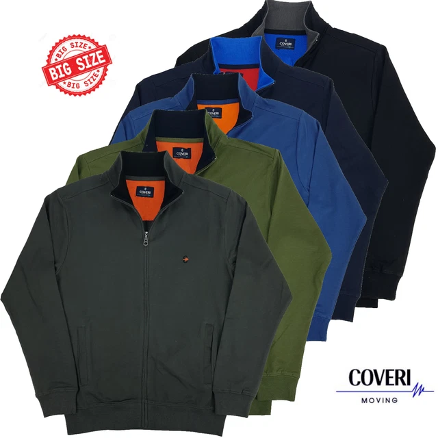 Tuta Uomo Cotone Garzato - Taglie Forti XXXL-6XL, Leggera, Comoda, Con Zip - Foto 8