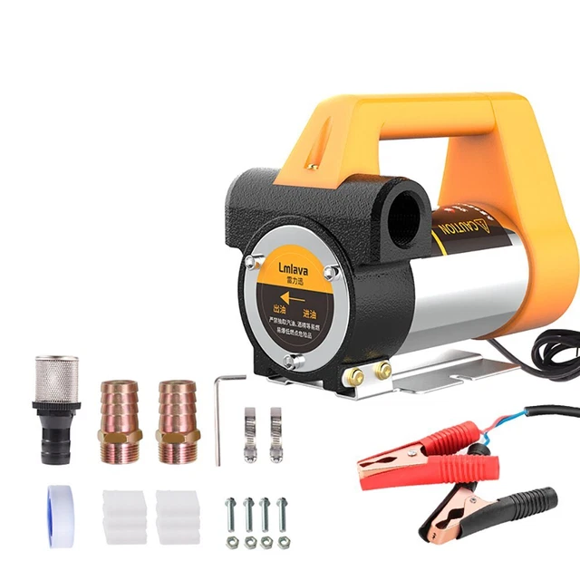 Auto Oil Transfer Pump Kerosene Diesel Pump Reversible Oil Extractor 24V