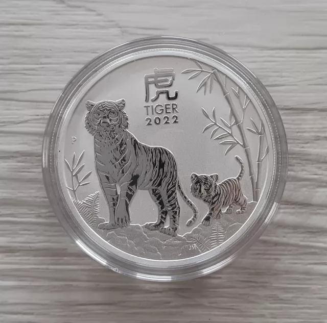 Australien Lunar III Tiger 2022 Silber 1oz. 1 Unze