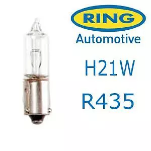 H21W Halogen Brake Indicator Fog Car Bulb Single R435 12v 21w By Ring NEW