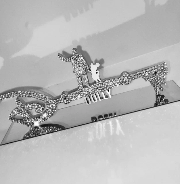 DISNEY MICKEY MOUSE Rhinestone Personalised Name Key Home Decor