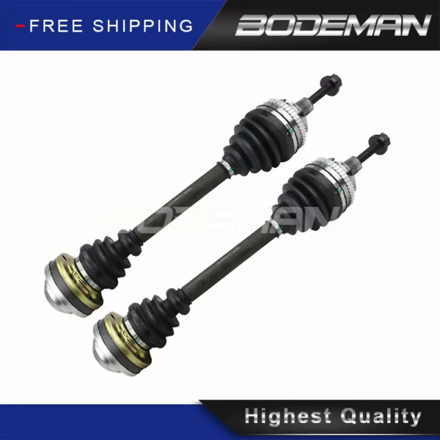 Pair Front CV Axle Shaft for 1992-2001 VW EuroVan 2002-2003 EuroVan Auto Trans.