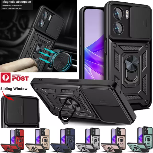 For OPPO Find X3/X5 Lite A16 A17 A57 A78 Heavy Shockproof Magnetic Case Cover