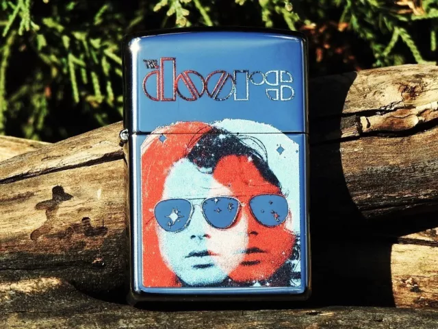 The Doors Zippo Lighter - Jim Morrison - Ray Rick Manzarek - Robby Krieger Rare