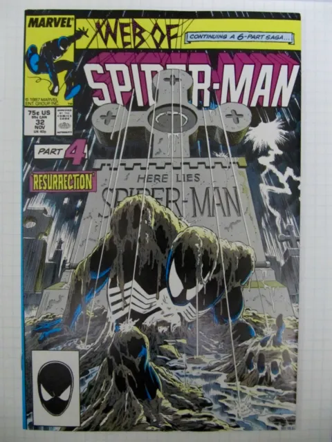 Marvel Comics - Web Of Spider-Man #32 - Mike Zeck - November 1987 - Amazing