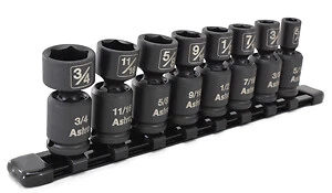 Astro Pneumatic Tool Co. 8 piezas Sae 3/8" Drive Nano78340