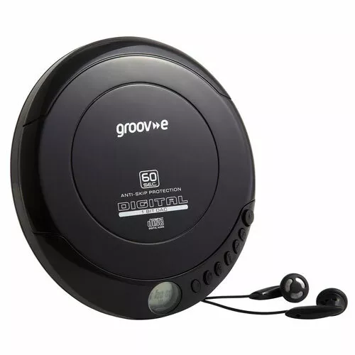 Groov-E Retro Serie Persönlicher Tragbarer Cd-Player Walkman - Schwarz - Gvps110/Bk 3