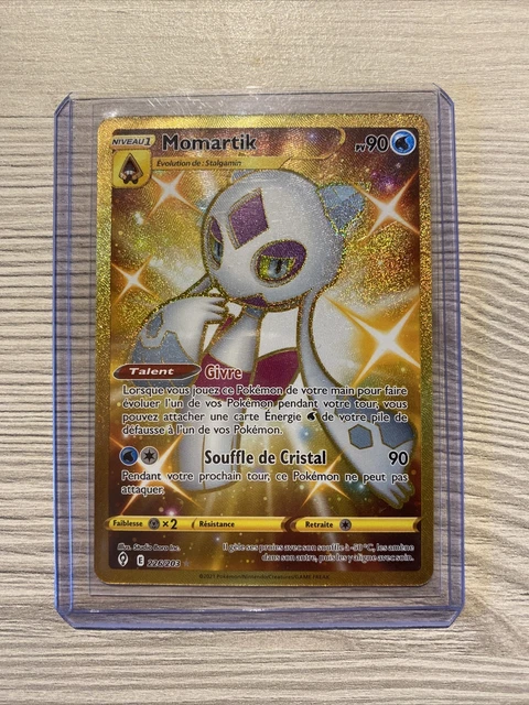 Carte Pokémon FR - Momartik GOLD 226/203 Evolution Céleste - NEUVE & PROTEGEE
