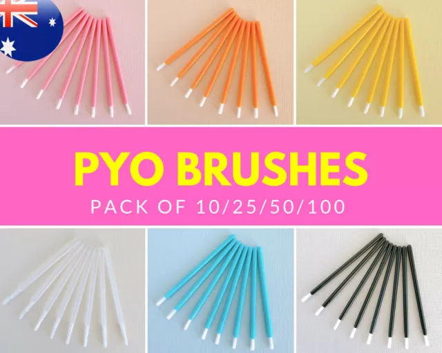 NEWStock PYO Brushes Paint Your Own Brushes for Edible Cookies Cupcakes Palettes