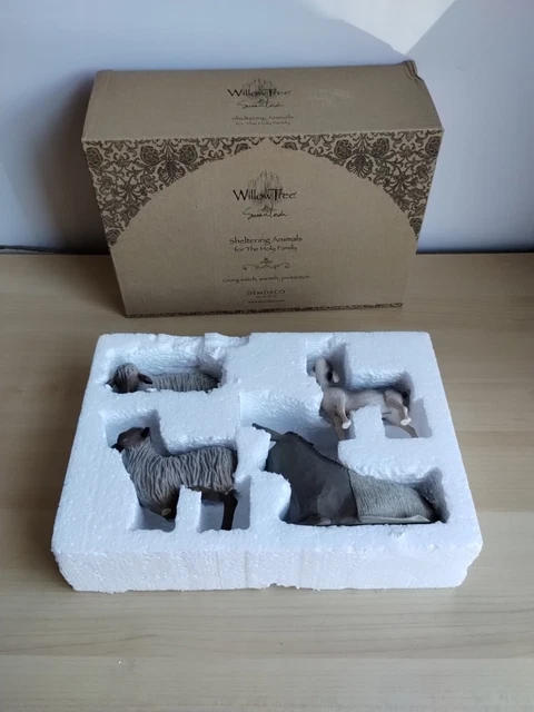 Willow Tree Sheltering Animals for The Holy Family 27160 Angels Figurines
